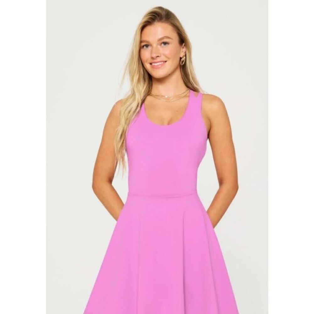 Fabletics Boost Performance Dress, Electric Orchi… - image 2